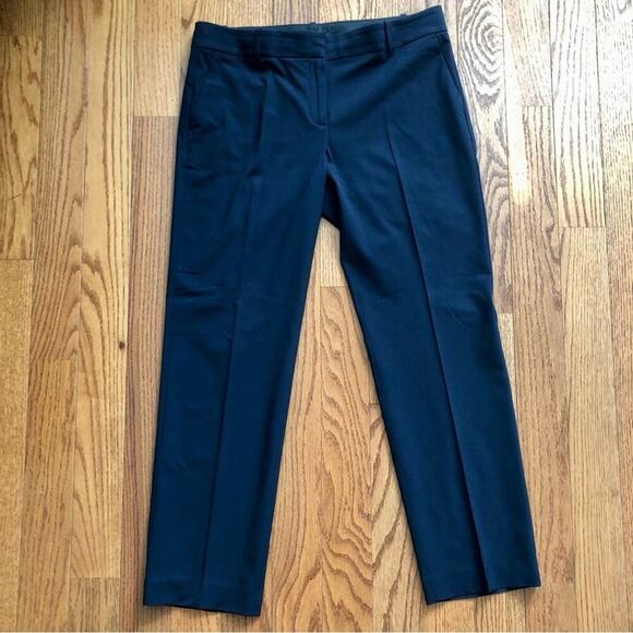 Ann Taylor The Straight Pant In Seasonless Stretch Black Women’s Size 12 NWOT - Picture 2 of 10